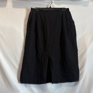 Chic Black Midi Skirt for Women